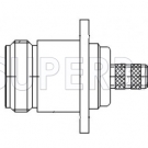 Superbat 50 Ohm N Type Jack Female Panel Mount 4 Holes Crimp Connector For LMR-240 Coaxial Cable