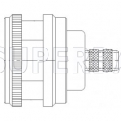 Superbat 50 Ohm N Type Plug Male Striaght Crimp Connector For LMR-240 Coaxial Cable