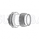 50 Ohm Superbat TNC Female Jack Straight Round Post Bulkhead RF Connector