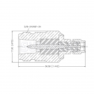 Superbat RP-N-Type Jack (Male Pin) to SMA Male Plug RF Coaxial Adapter 50 Ohm Straight