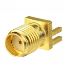 SMA Jack Female Edge Mount Connector for 0.040 inch End Launch PCB