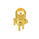 SMA Female socket Jack Edge PCB Mount Straight Connector