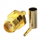 Superbat SMA female Jack crimp connector for RG174 RG316 LMR100 coax cable