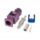 Fakra crimp male plug RF connector Bordeaux/4004 long version for GSM Cellular phone for RG316 RG174