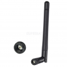 2.4GHz + 5GHz 3dBi double dual band WIFI Antenna SMA male for wireless router