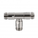 N Jack Female to 2 N Jack Female Adapter T-Shape long version