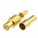 MCX Plug Male Connector Straight Solder for 1.13mm Cable