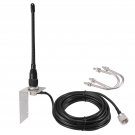 Marine VHF Radio External Antenna 156-163MHz PL259 Male L Mount Bracket Antennas with 16.5 feet 5m RG58 Coaxial Cable for Car Truck Boat ATV Mobile Ham Radio Amateur Radio Marine VHF Radio