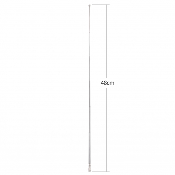 6-Section SMA Male Telescopic Antenna (2-Pack) Compatible with RTL-SDR Blog V3 Dongles HackRF One SDR Nooelec RTL-SDR v5 Radio Communication Antenna Replacement