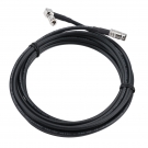 305 CM 1855A HD BNC Jumper Cable 1FT HD SDI 3G 6G Belden 1855A Cable BNC Female to HD BNC Male Right Angle 75 Ohm Digital Video Cable