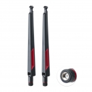 2.4G 5.8G Dual Band 13dBi Omnidirectional Stick Antenna With RP SMA Male Connector Pack Of 2