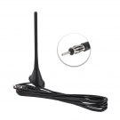 Car FM Antenna Base With Rod Antenna DIN Plug Connector 5m RG58 Cable