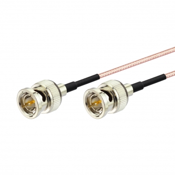 HD 3G SDI Cable 30cm 75ohm Thin BNC RG179D Male to Male Double-Shielded Cable for Professional Camcorder SDI Converter CCTV Monitor Security Camera Supports 3G-SDI/HD-SDI/4K/8K