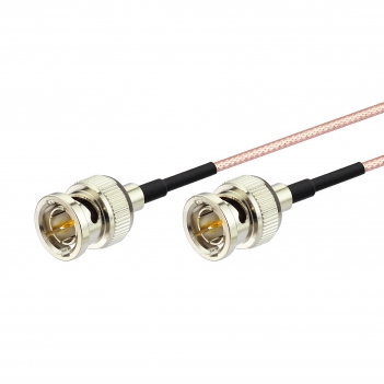 Superbat HD 3G SDI Cable 15cm 75ohm Thin BNC RG179D Male to Male Right Angle Double-Shielded Cable for Professional Camcorder SDI Converter CCTV Monitor Security Camera Supports 4K/8K