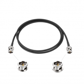 Superbat 3G/6G/12G SDI Cable 30cm BNC Male to Male UVC-25F 75ohm Flexible Double-Shielded Precision Video Cable for Broadcast Camera Professional Camcorder SDI Converter CCTV Monitor