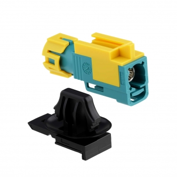 IP67 Waterproof FAKRA Waterblue Female Code Z connector for RG316, RG174 Cable