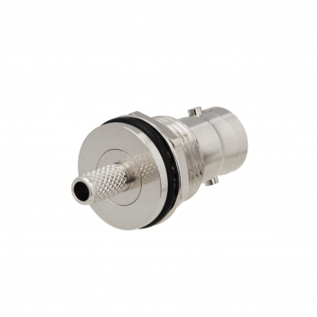 BNC Jack Female Connector Straight Bulkhead With O-Ring Crimp Belden 1855A 4855R