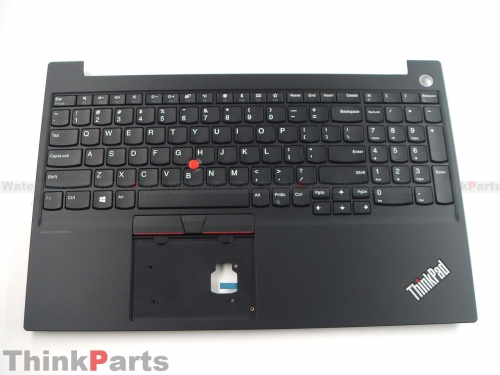 New/Original Lenovo ThinkPad E15 Gen 1th Palmrest with US-English layout Non-Backlit Keyboard Bezel Black