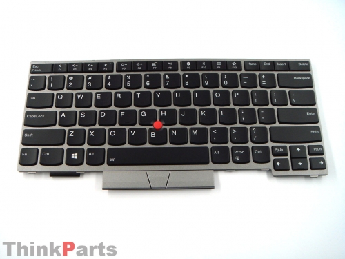 New/Original Lenovo ThinkPad E480 E490 14.0" US Keyboard Backlit 01YN300 01YN380 sliver