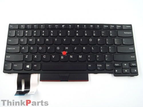 New/Original Lenovo ThinkPad E480 E485 US Keyboard Non-Backlit 01YP320 01YP240 Black