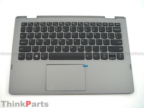 New/Original Lenovo Flex 6-11IGM 11.6" Palmrest Keyboard Bezel with US Keyboard Silver 5CB0Q93784