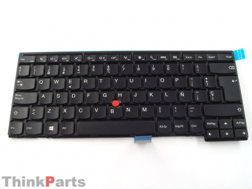 New/Original Lenovo ThinkPad L440 L450 L460 T440P ES SPA Spanish Keyboard  04Y0872 Non-Backit