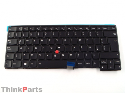 New/Original Lenovo ThinkPad T440P T440S T450S 14.0” LAS Spanish Backlit Keyboard 01AX313