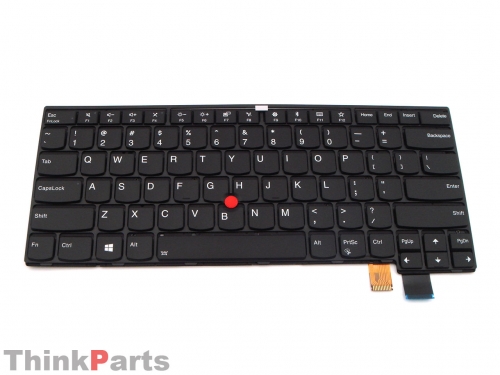 New/Original Lenovo ThinkPad T470S 14.0" US Keyboard Backlit Black 01EN682 01EN723