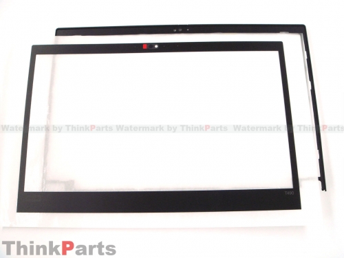 New/Original Lenovo ThinkPad T490 14.0" Lcd front Bezel frame cover and sheet for IR camera& without Camera Shutter