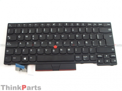 New/Original Lenovo ThinkPad T490,T495,T480S 14.0" ES SPA Spanish Layout Keyboard Non-Backlit