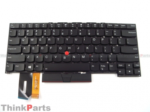 New/Original Lenovo ThinkPad T490S T495S 14.0" US Keyboard Black-backlit without frame 02HM244
