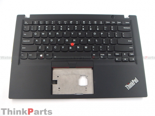 New/Original Lenovo ThinkPad T490S T495S 14.0" Palmrest US Backlit Keyboard Bezel without fingerprint 02HM208