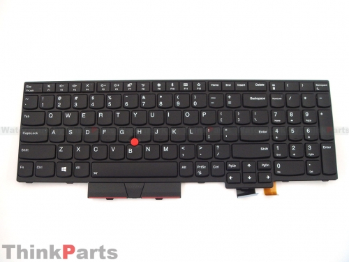 New/Original Lenovo ThinkPad T580 P52S 15.6" US English Backlit Keyboard 01HX219