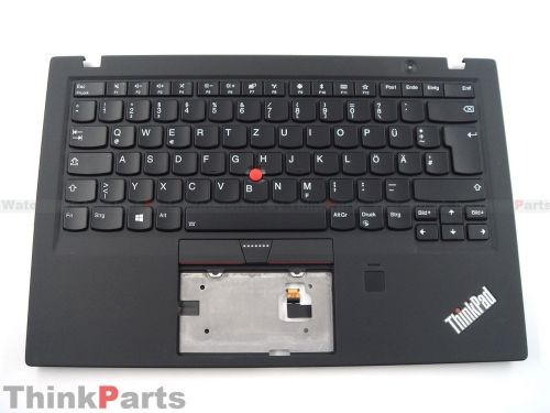 New/OrigInal Lenovo ThinkPad X1 Carbon 5th Gen Palmrest German GER Keyboard Bezel