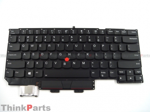 New/Original Lenovo ThinkPad X1 Carbon 5th Gen 14.0" US Keyboard without bezel