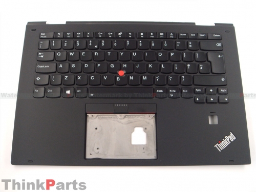 New/Original  Lenovo ThinkPad X1 Yoga 2nd Gen 14.0" Palmrest UK GB Keyboard Bezel 01HY919