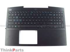 New/Original DELL G3 15 3590 3500 Palmrest US Keyboard Bezel Blue backlit Keyboard