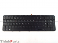 缺货New/Original HP ProBook 650 655 G2 G3 UK GB backlit Keyboard with frame Pointer 841145-031