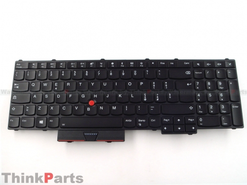 New/Original Lenovo ThinkPad P51 P71 Keyboard Italy Italian layout Backlit 01HW299