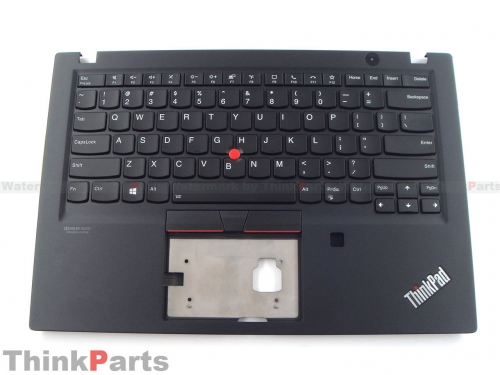 New/Original Lenovo ThinkPad T14s 20T0 20T1 14.0" Palmrest US Backlit Keyboard Bezel with fingerprint hole