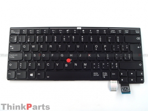 New/Original Lenovo ThinkPad T460P T470P Keyboard Canadian Bilingual Backlit 01EP506