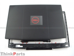 New/Original DELL G series G3 15 3590 15.6" rear Lcd cover back front bezel and Hinges kit Red Logo