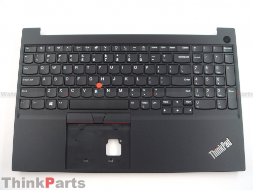 New/Original Lenovo ThinkPad E15 Gen 2 Palmrest US Non-backlit Keyboard Bezel not for fingerprint black