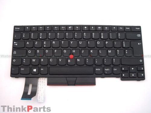 New/Original Lenovo ThinkPad E480 E485 E490 E495 14.0" Keyboard FRA French Non-backlit 01YP331