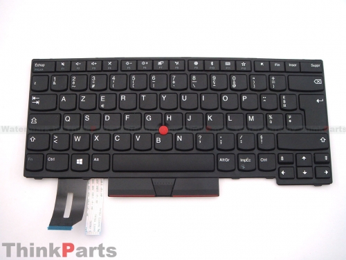 New/Original Lenovo ThinkPad T490 T495 T480s 14.0" Keyboard FRA French Non-Backlit 01YP331