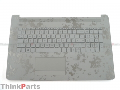 New/Original HP 17-BY 17T-BY 17Z-BY 17Z-CA 17-CA 17.3" Top cover Palmrest Keyboard bezel US Backlit White