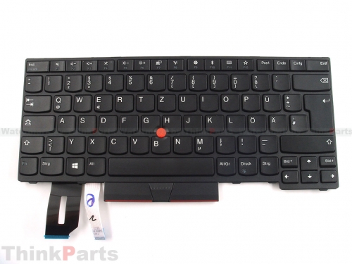 New/Original Lenovo ThinkPad L380 L390 yoga L480 L490 Keyboard GER DE German without Backlit 01YP252