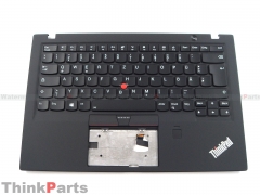 New/Original Lenovo ThinkPad X1 Carbon 5th Gen 5 14.0" Palmrest GER German Keyboard Bezel