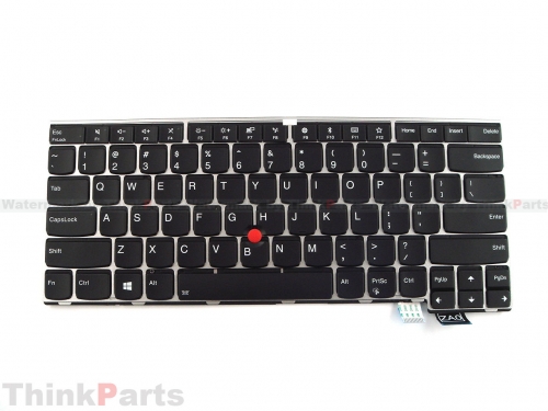 New/Original Lenovo ThinkPad 13 Gen 2 (20J1 20J2) 13.3" US Keyboard Backlit Silver 01EN887