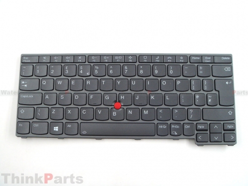 New/Original Lenovo ThinkPad X13 Gen 2 2th 13.3" Keyboard UK English Backlit 5N21A22018 Gray